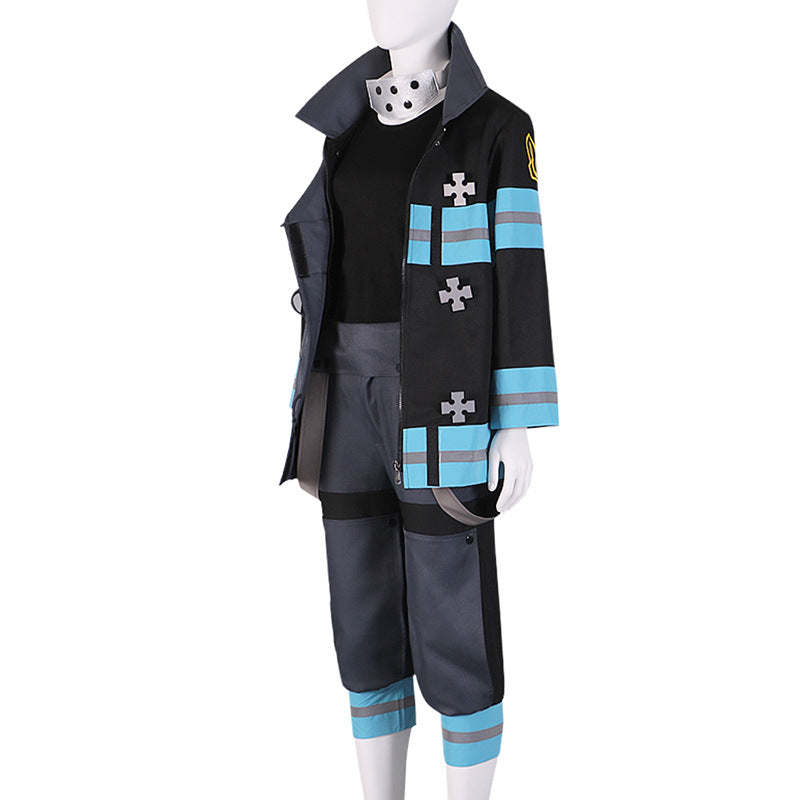 Anime Maki Oze Costume + Wigs+ Gloves Whole Set Halloween Cosplay Outfit Set