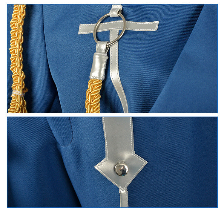 Fullmetal Alchemist Cosplay Roy Mustang Whole Set Costume With Wigs and Boots Halloween Costume Outfit