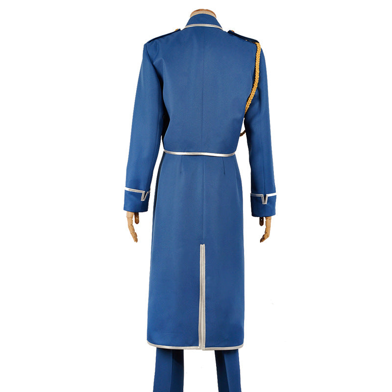 Fullmetal Alchemist Cosplay Roy Mustang Whole Set Costume With Wigs and Boots Halloween Costume Outfit