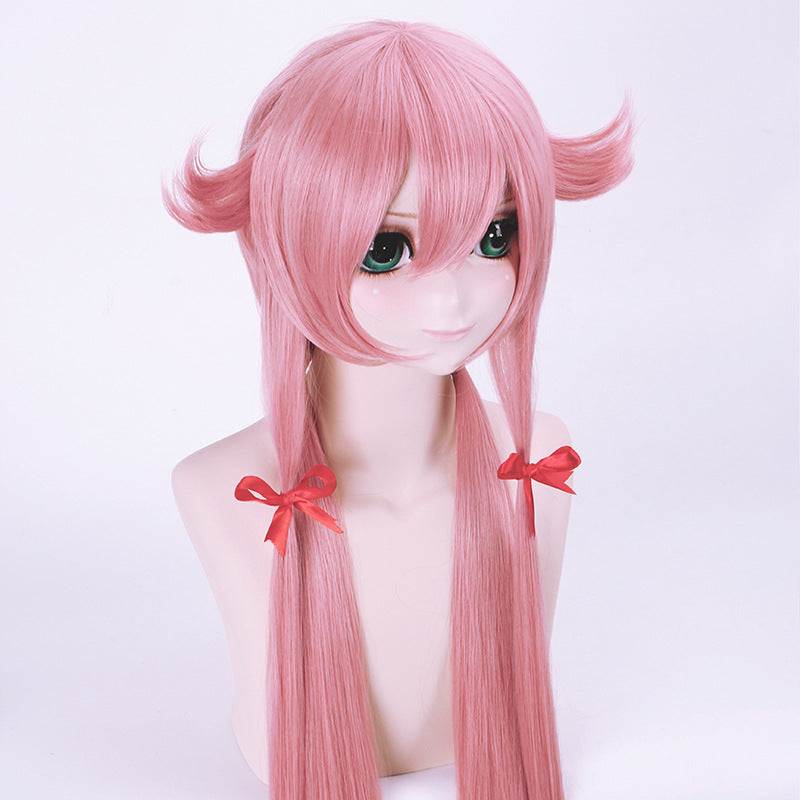 Anime Future Diary Cosplay Yuno Gasai Cosplay Wigs Pink Wigs