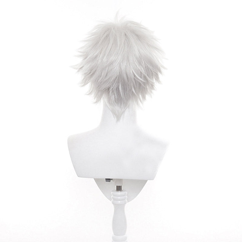 Anime Silver Soul/Gintama Gintoki Sakata Costume Wigs Cosplay Accessories Silver Wigs