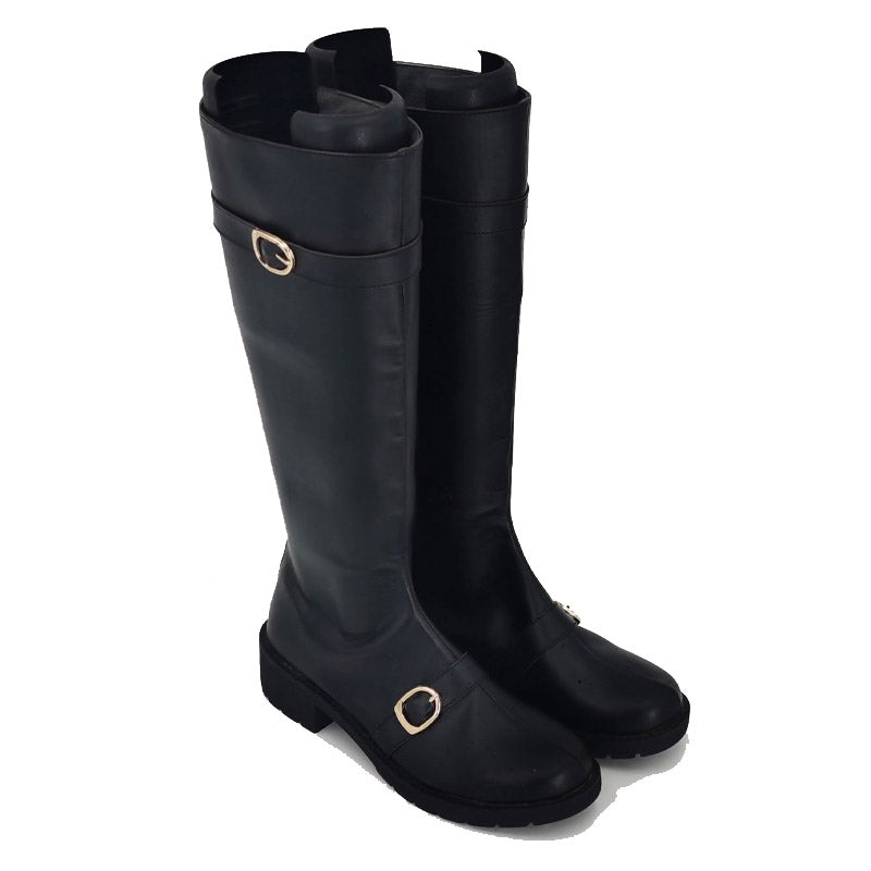 Anime Silver Soul/Gintama Gintoki Sakata Costume Shoes Cosplay Black Boots