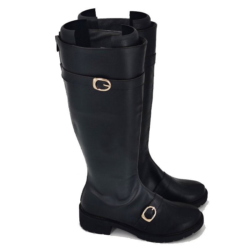 Anime Silver Soul/Gintama Gintoki Sakata Costume Shoes Cosplay Black Boots