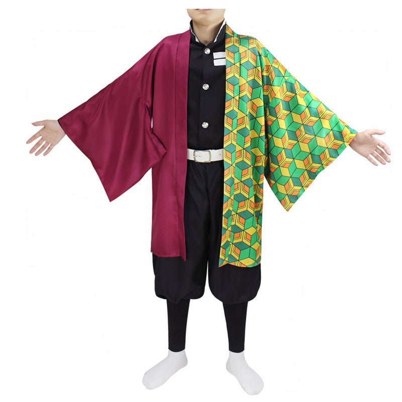 Anime Giyu Costume Giyuu Cosplay Outfit Halloween Carnival Cosplay Costume Kimono Suit