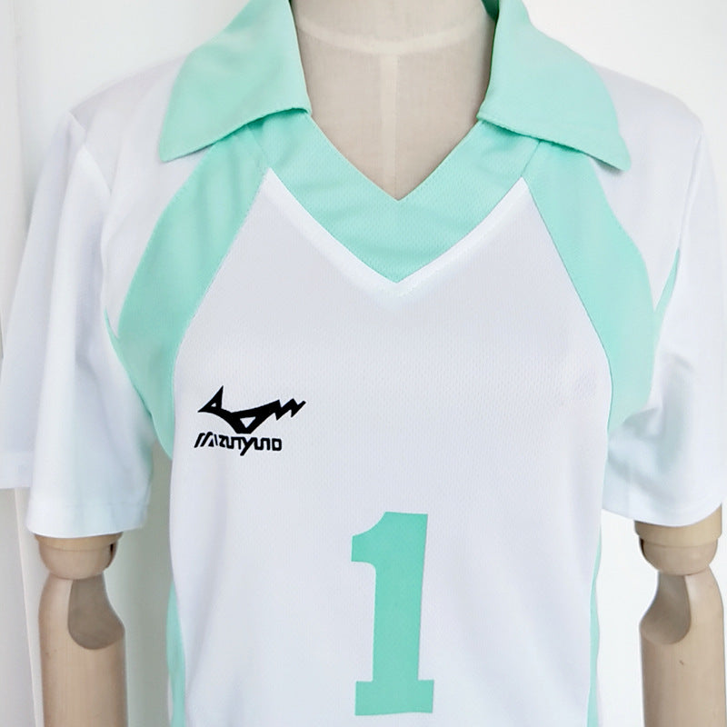 Aoba Johsai Toru Oikawa Volleyball Uniform Costume+Wigs Cosplay Costume Outfit
