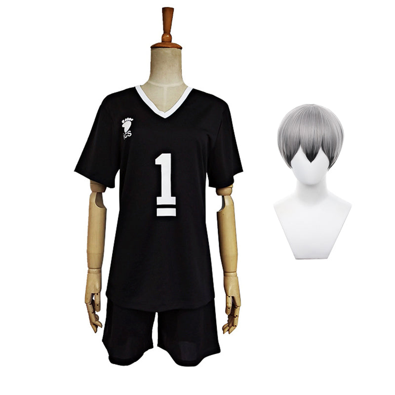 Inarizaki Shinsuke Kita Uniform Costume+Wigs Cosplay Costume Halloween Cosplay Outfit
