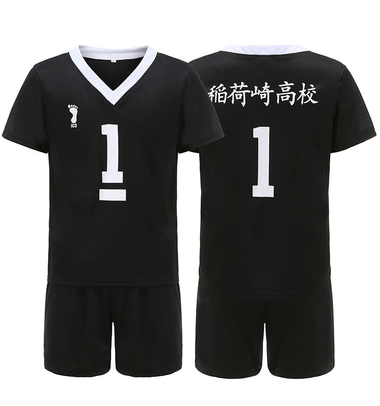 Inarizaki Shinsuke Kita Uniform Costume+Wigs Cosplay Costume Halloween Cosplay Outfit