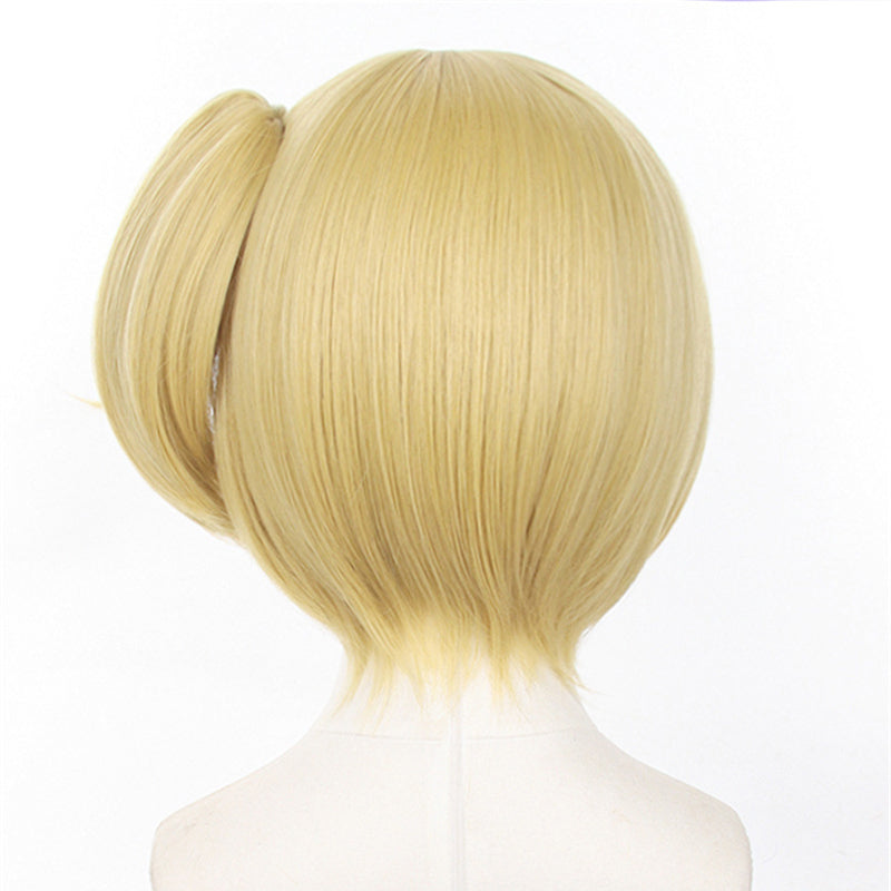 Karasuno Hitoka Yachi Cosplay Wigs Halloween Costume Accessories