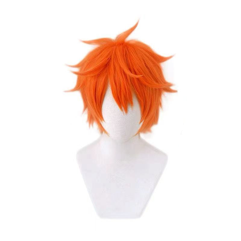 Karasuno Shoyo Hinata Uniform Costume +Wigs Sports Suit Halloween Carnival Cosplay Outfit