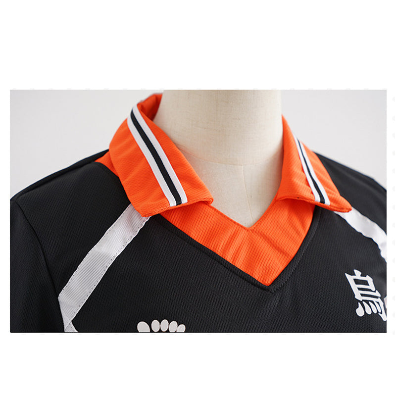 Karasuno Shoyo Hinata Uniform Costume +Wigs Sports Suit Halloween Carnival Cosplay Outfit