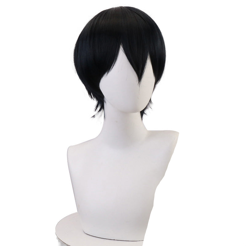 Karasuno Tobio Kageyama Uniform Costume+Wigs Halloween Cosplay Outfit Sportswear