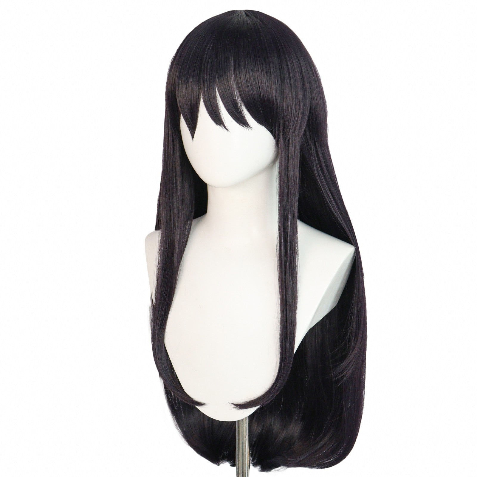 Anime Hell's Paradise: Jigokuraku Aza Toma Costume Wigs Black Long Wigs