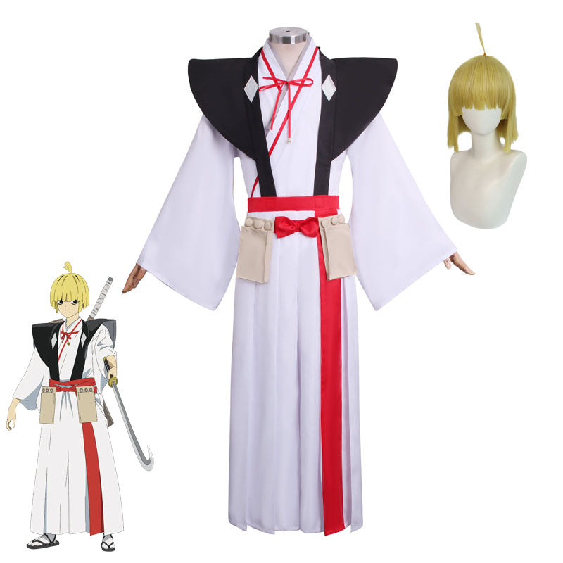 Anime Hell's Paradise: Jigokuraku Yamada Asaemon Fuchi Costume Kimono Uniform Halloween Cosplay Outfit