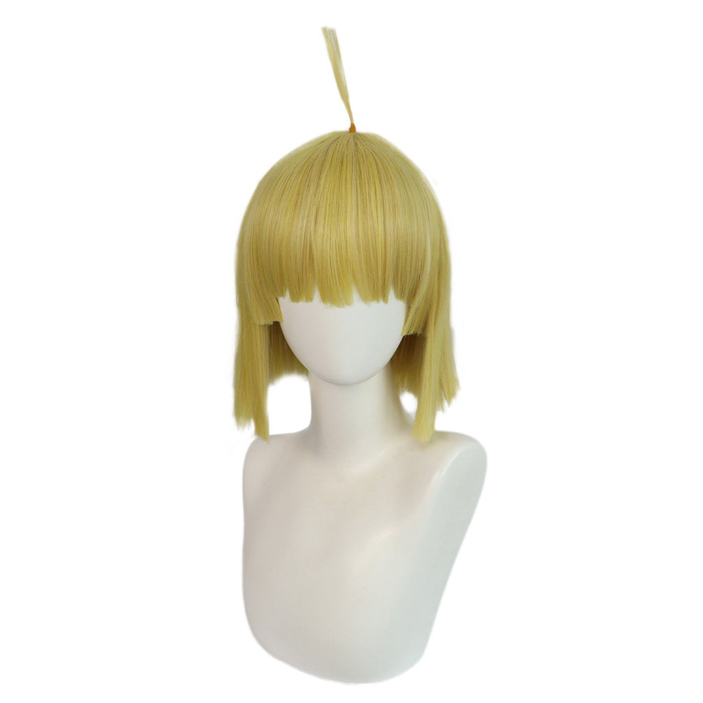Anime Hell's Paradise: Jigokuraku Yamada Asaemon Fuchi Costume Wigs Yellow Short Wigs
