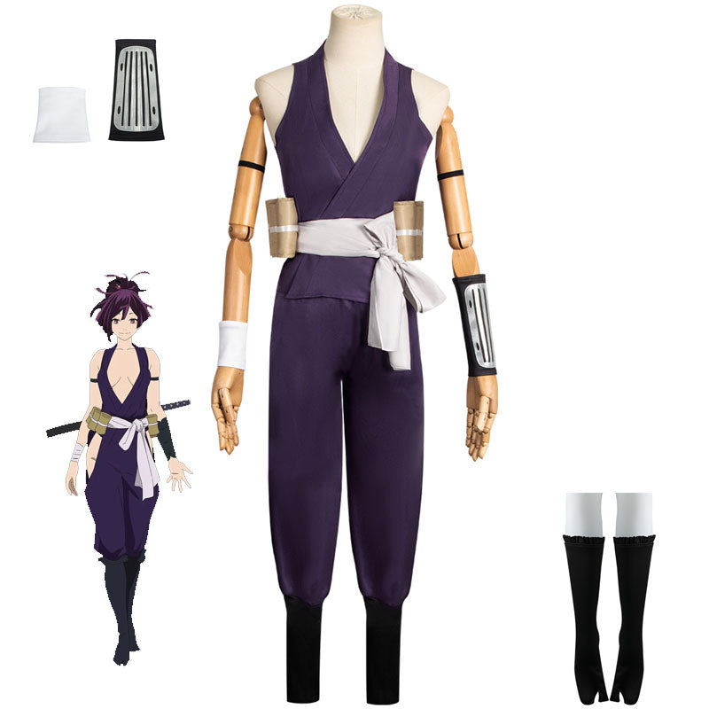 Anime Hell's Paradise: Jigokuraku Yuzuriha Costume Outfit Halloween Carnival Costume