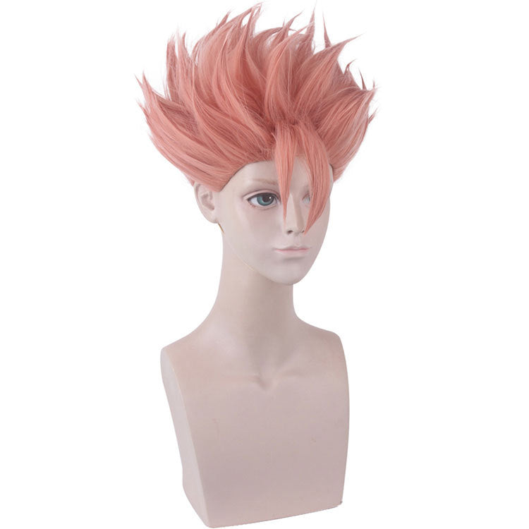 Anime ID: Invaded Sakaido/Akihito Narihisago Cosplay Pink Short Wigs