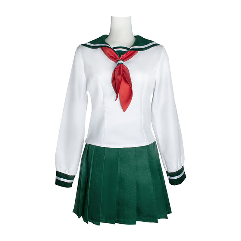 Kagome Higurashi School Uniform Cosplay Costume Halloween Cosplay Outfit
