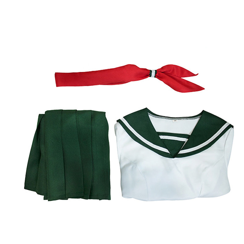 Kagome Higurashi School Uniform Cosplay Costume Halloween Cosplay Outfit