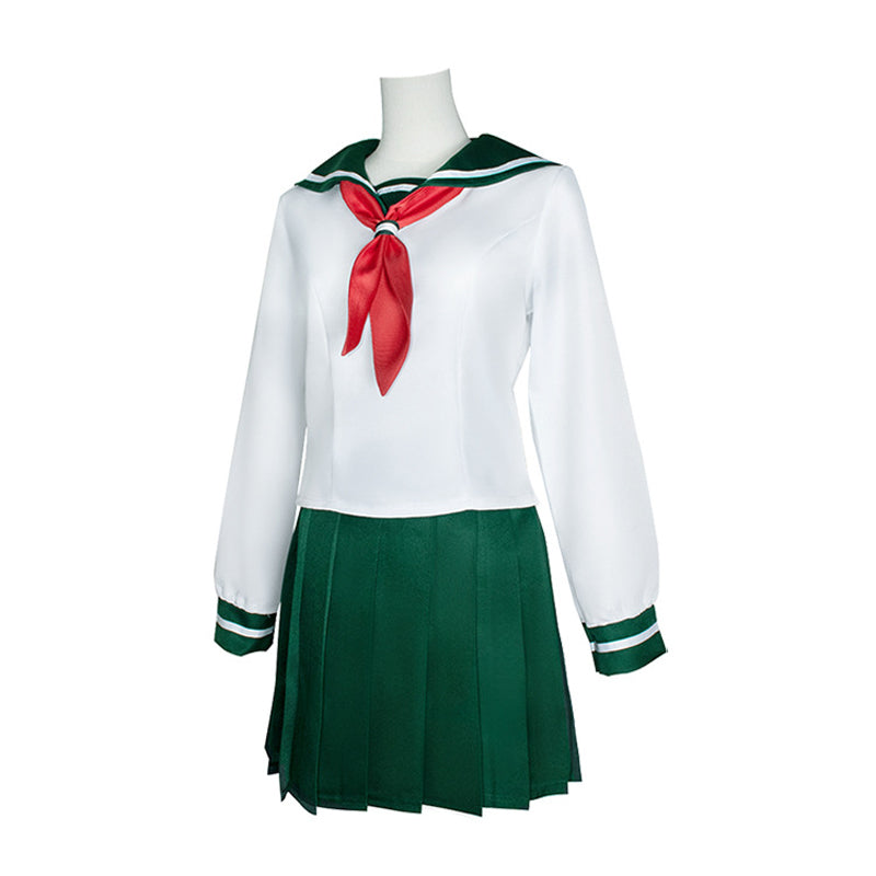 Kagome Higurashi School Uniform Cosplay Costume Halloween Cosplay Outfit