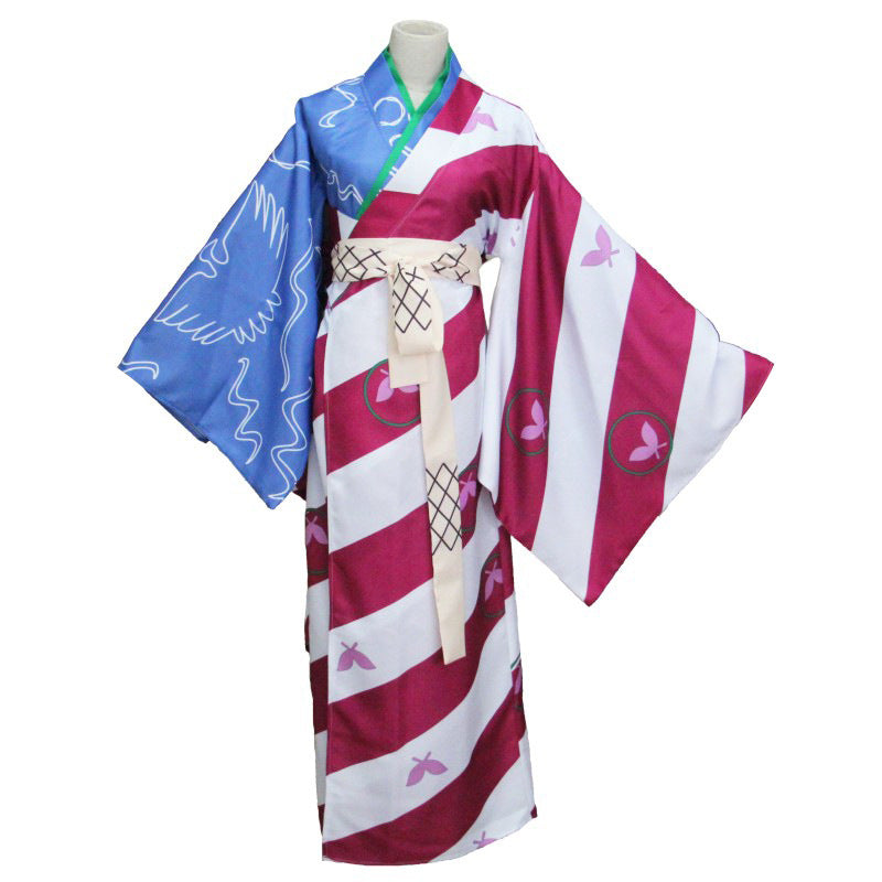 Anime Inuyash Kagura Kimono Costume Halloween Cosplay Costume Suit