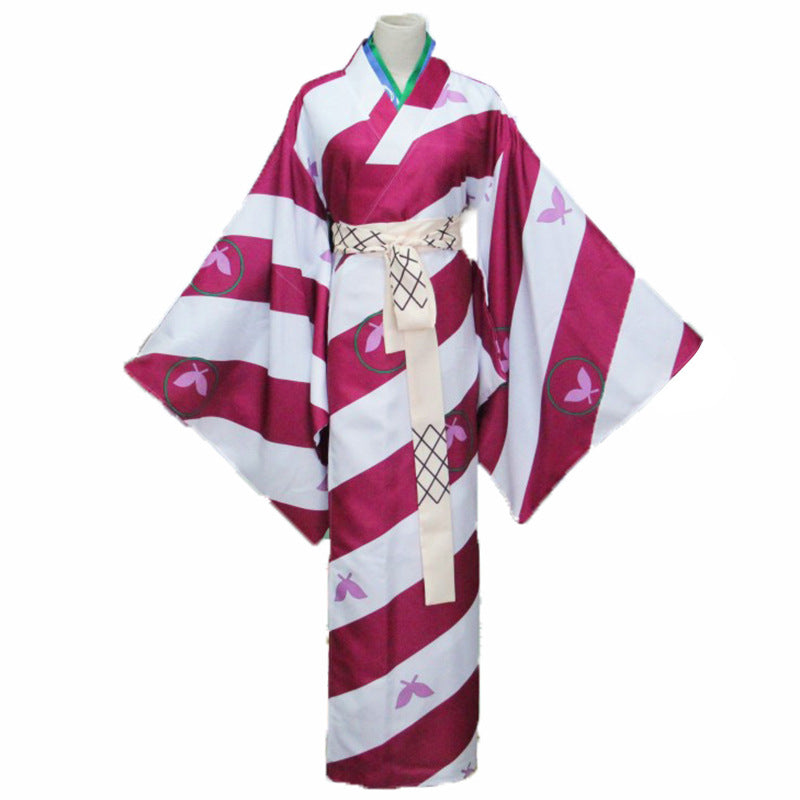 Anime Inuyash Kagura Kimono Costume Halloween Cosplay Costume Suit