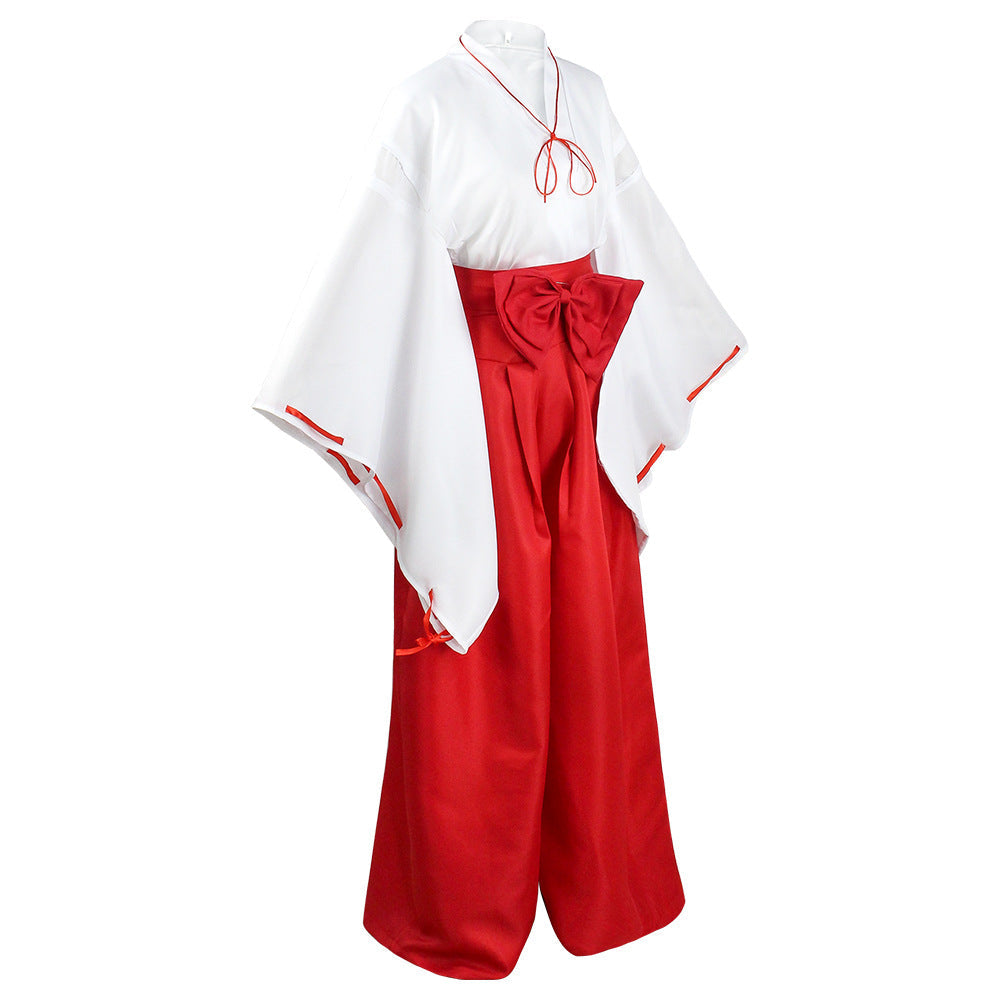 Anime Inuyash Kikyo Cosplay Costume Suit Halloween Cosplay Outfit