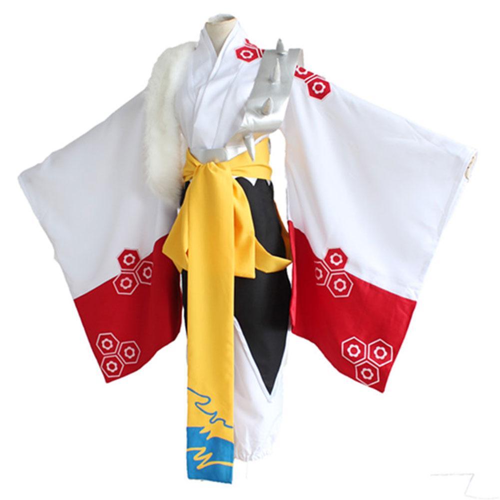 Sesshomaru Cosplay Costume Full Set Halloween Carnival Costume Outfit