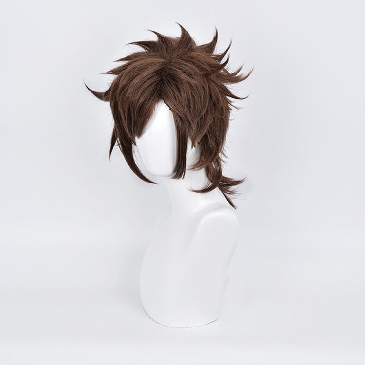 JoJo Joseph Joestar Cosplay Wigs Brown Short Wigs