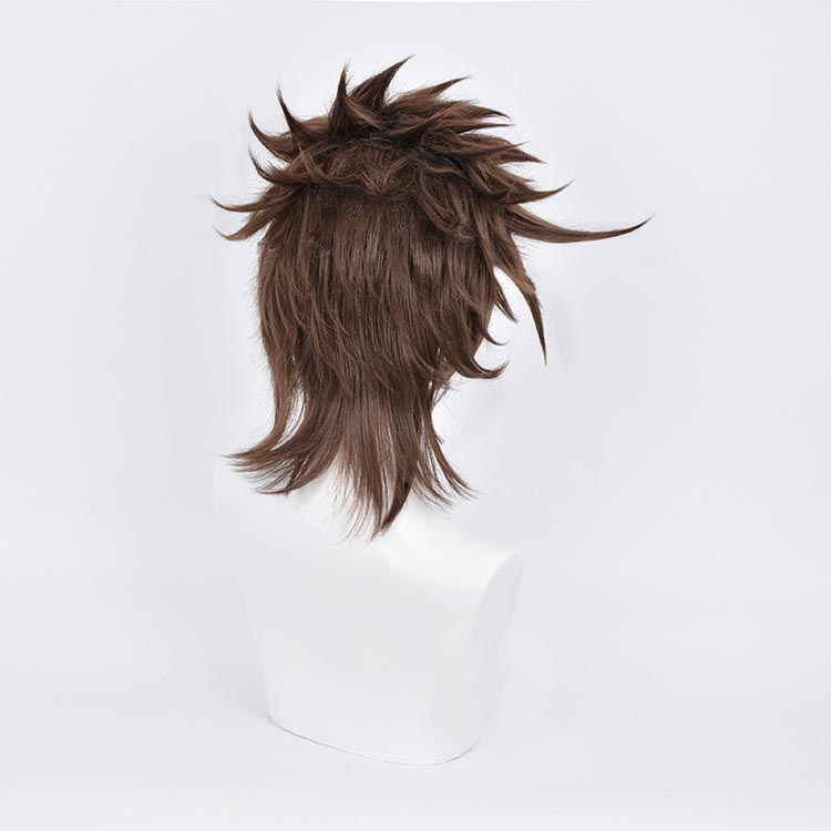 JoJo Joseph Joestar Cosplay Wigs Brown Short Wigs