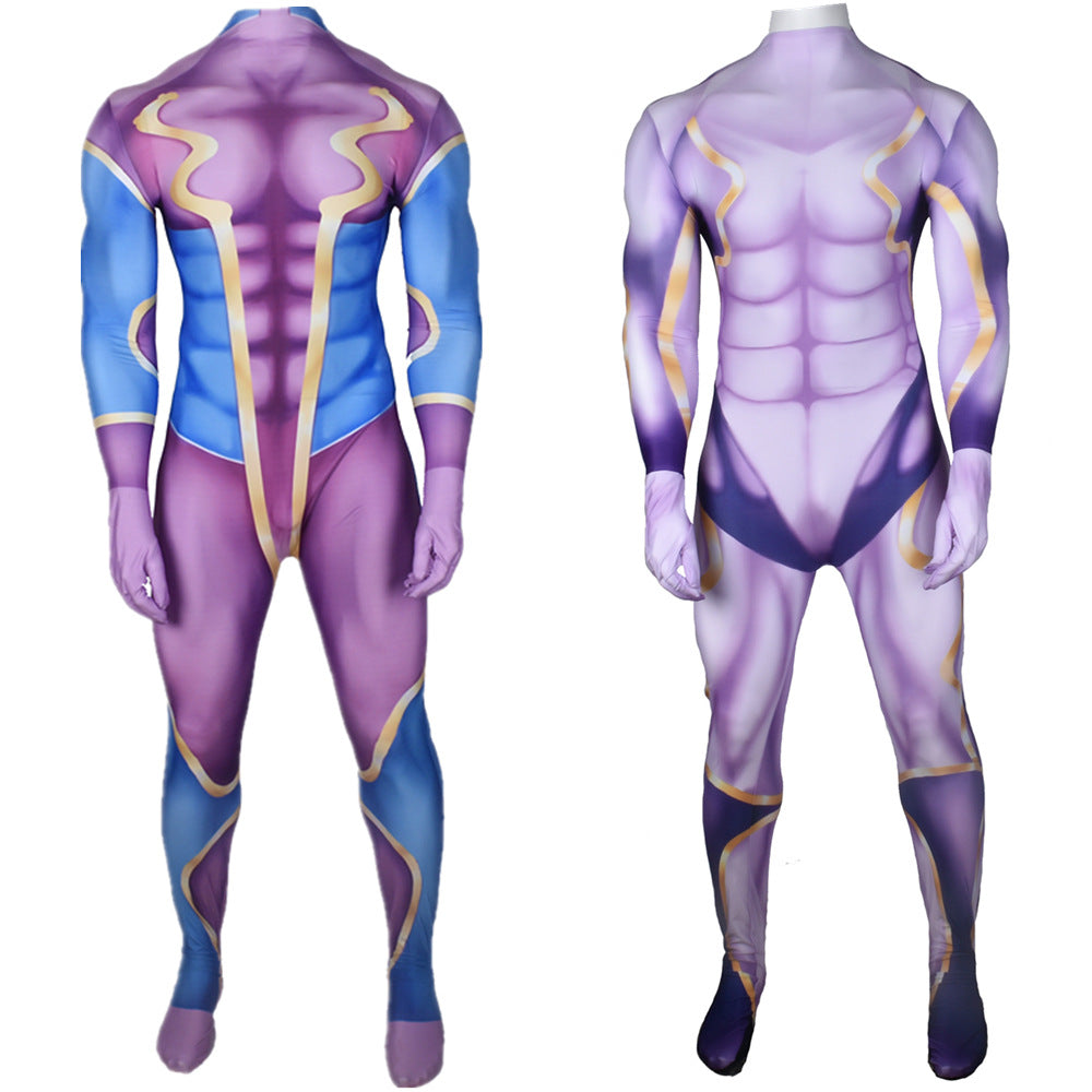 JOJO Star Platinum Zentai Costume Halloween Cosplay Costume
