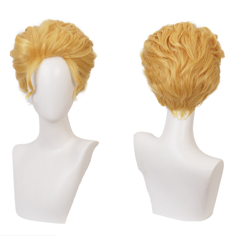 JOJO Yoshikage Kira Purple Suit Costume+ Wigs Halloween Carnival Costume Outfit