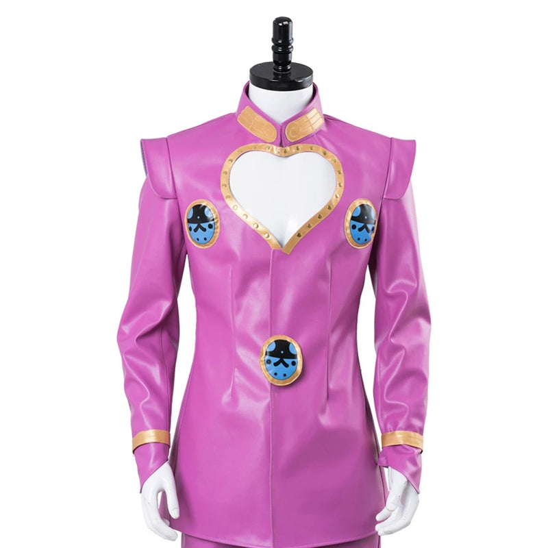 JOJO Giorno Giovanna Costume+Wigs Outfit Halloween Cosplay Costume