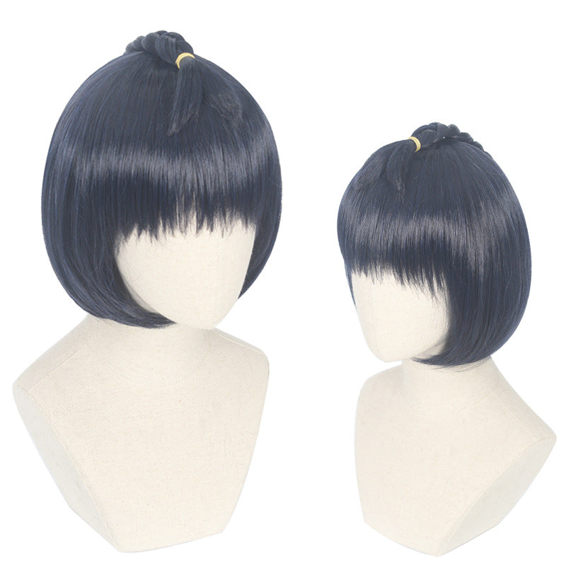 JOJO Bruno Bucciarati Cosplay Wigs Black Short Wigs