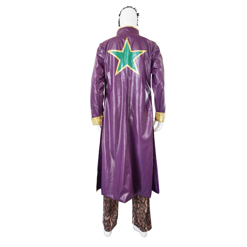 JOJO Jotaro Kujo Purple Costume Outfit Halloween Costume