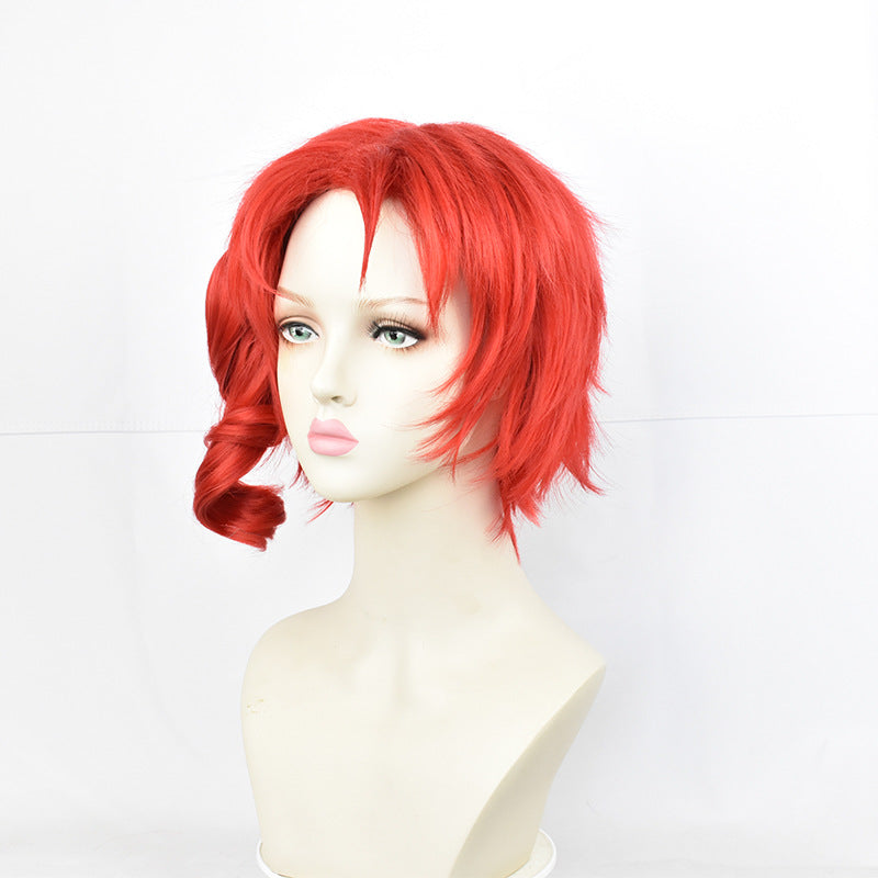 JOJO Noriaki Kakyoin Full Set Costume+Wigs Halloween Cosplay Costume