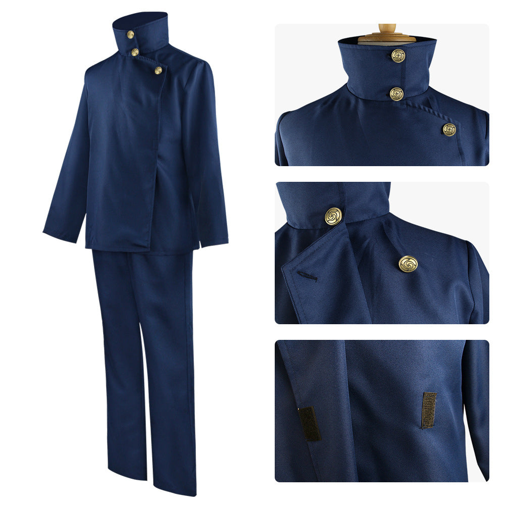 Megumi Fushiguro Costume+Wigs+Boots Whole Set Halloween Costume Outfit