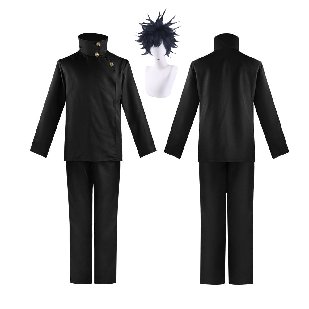 Megumi Fushiguro Full Set Cosplay Costume Uniform With Wigs