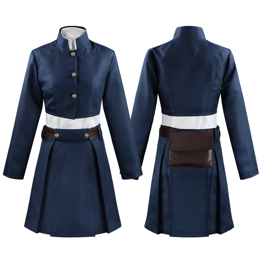 Nobara Kugisaki Whole Set Cosplay Costume With Wigs Set Halloween Costume Outfit