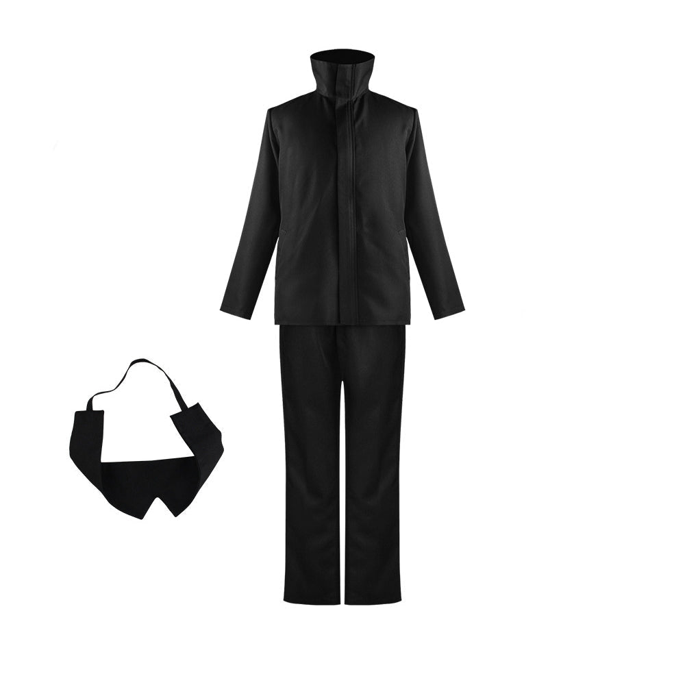 Satoru Gojo Cosplay Costume Uniform With Eye Mask