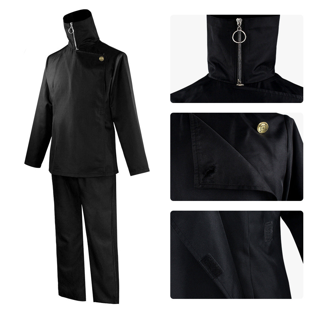 Toge Inumaki Student Uniform Cosplay Costume With Wigs Set
