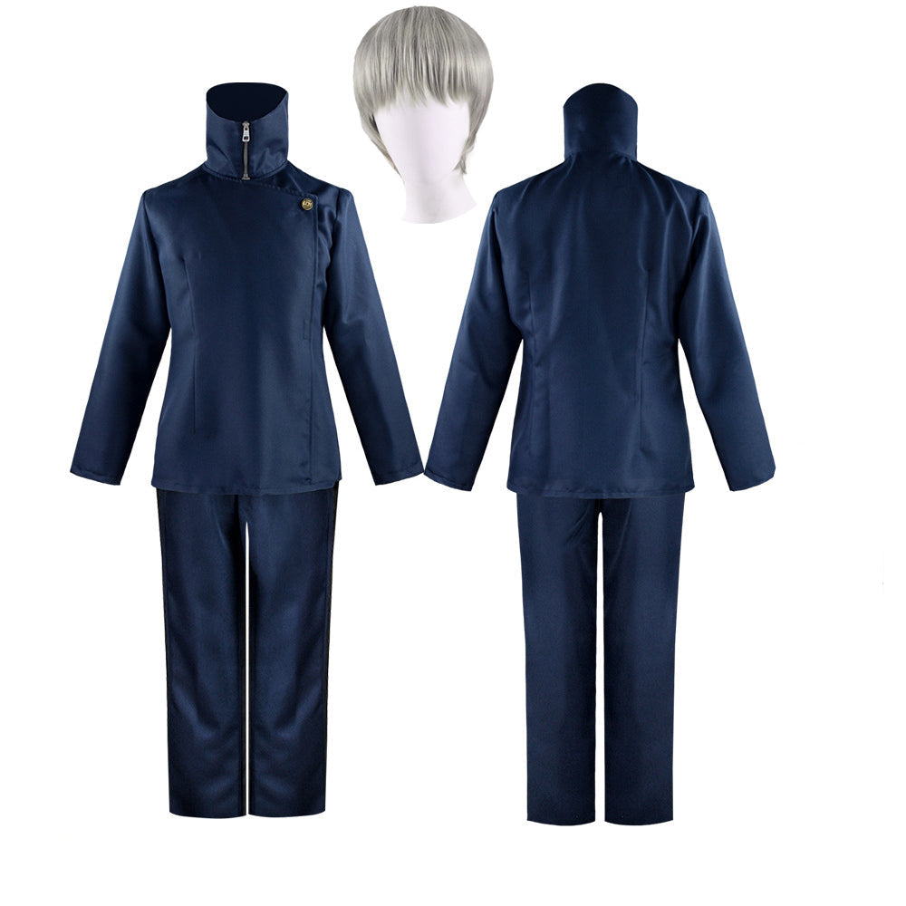 Toge Inumaki Student Uniform Cosplay Costume With Wigs Set