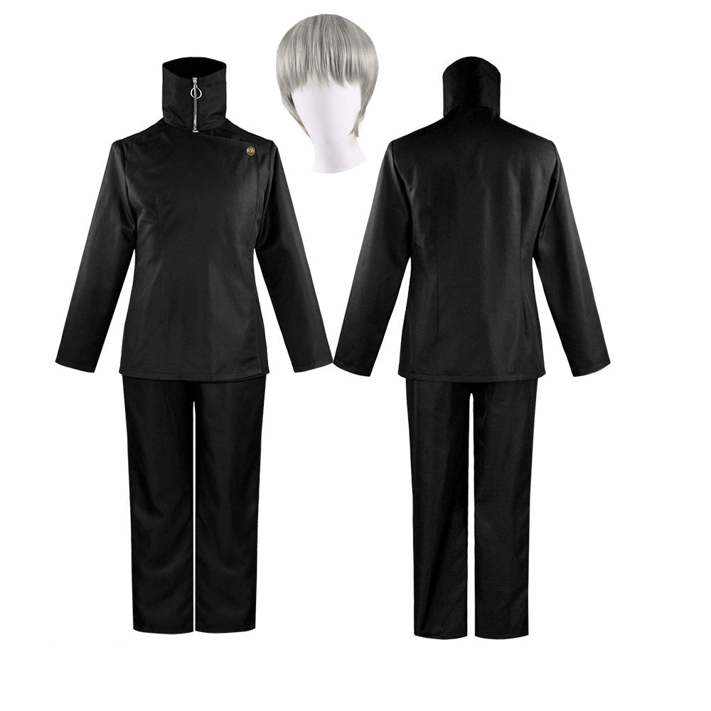Toge Inumaki Student Uniform Cosplay Costume With Wigs Set
