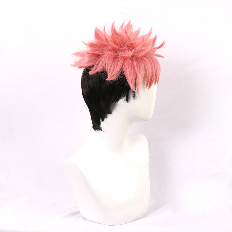 Yuji Itadori Cosplay Wigs Short Pink Wigs