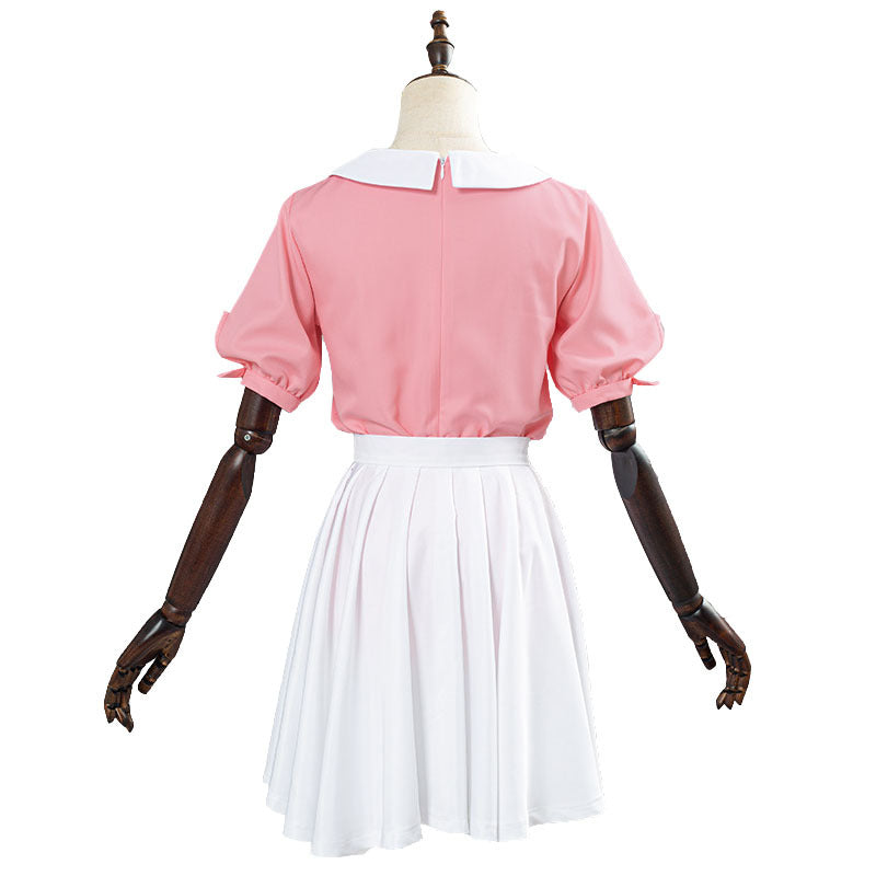 Anime Kanojo, Okarishimasu/ Rent-A-Girlfriend Cosplay Chizuru Mizuhara Cosplay Pink /Red Dress Halloween Costume