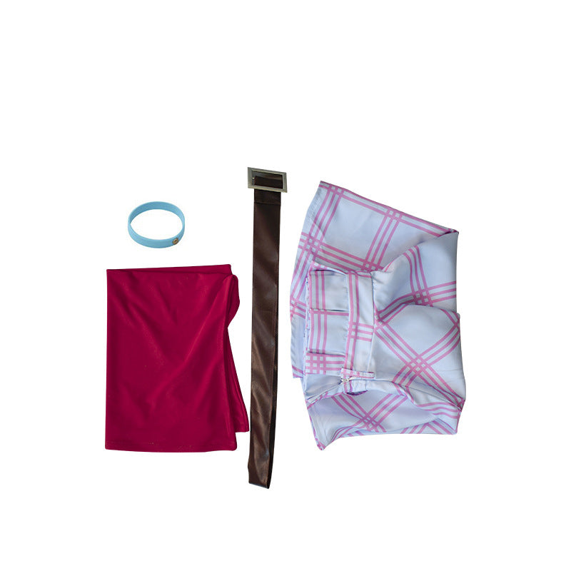 Anime Kanojo, Okarishimasu/ Rent-A-Girlfriend Cosplay Chizuru Mizuhara Cosplay Pink /Red Dress Halloween Costume