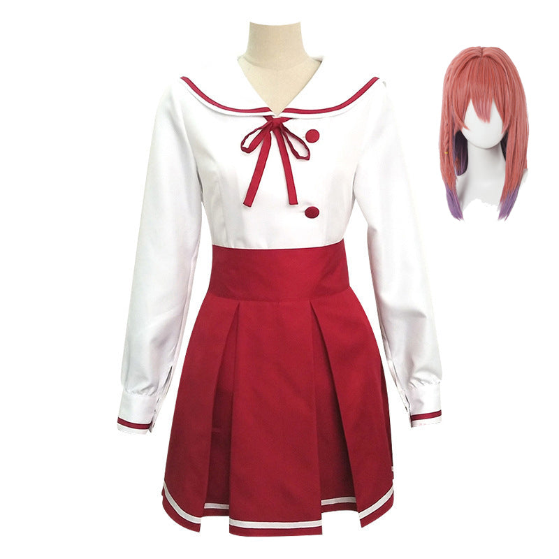 Anime Kanojo, Okarishimasu/ Rent-A-Girlfriend Sumi Sakurasawa Cosplay Costume With Wigs Set