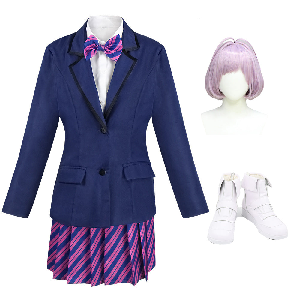Anime Komi Can't Communicate Najimi Osana Whole Set Cosplay Costume Uniform +Wigs+Cosplay Shoes Outfit Set