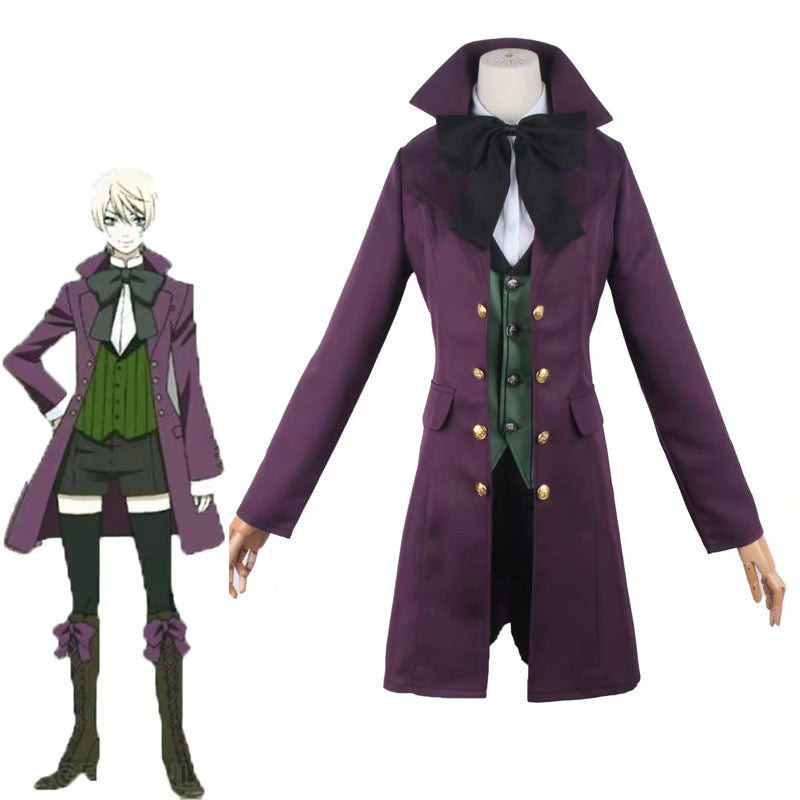 Anime Kuroshitsuji Black Butler Alois Trancy Costume Suit Halloween Carnival Cosplay Outfit
