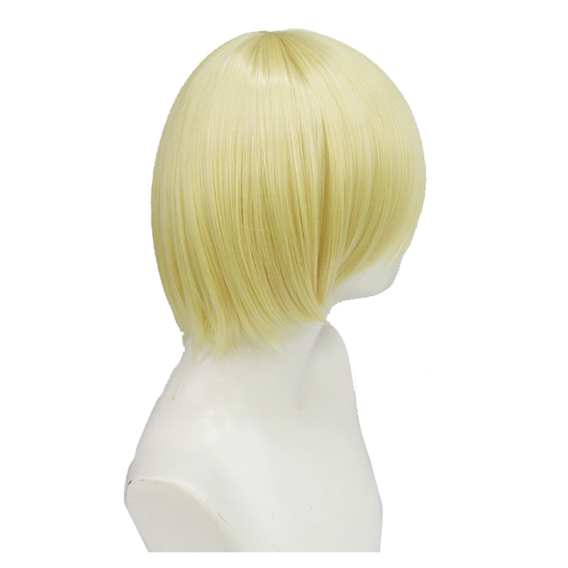 Anime Kuroshitsuji Black Butler Alois Trancy Costume Wigs Golden Short Wigs
