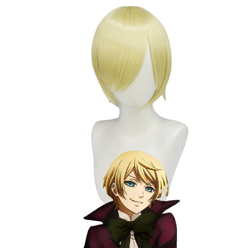 Anime Kuroshitsuji Black Butler Alois Trancy Costume With Wigs Cosplay Uniform Outfit Full Set